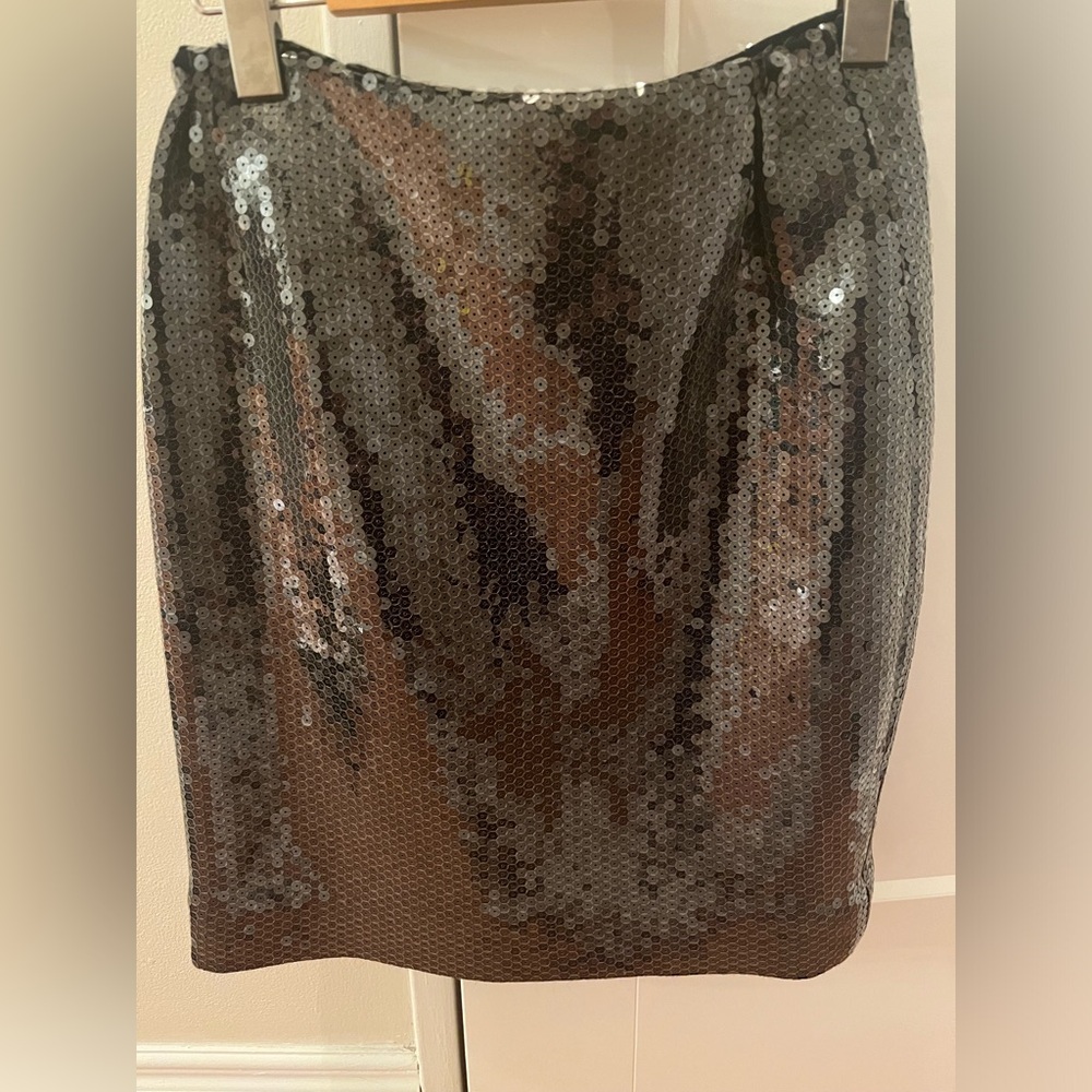 Michael Kors dark grey sequence mini skirt